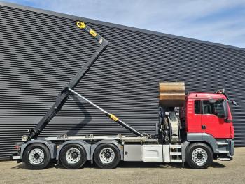 TGS 35.430 8x4-4 BL / HAAKARM + Z KRAAN / CRANE